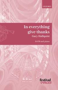 Hallquist, Gary: In everything give thanks