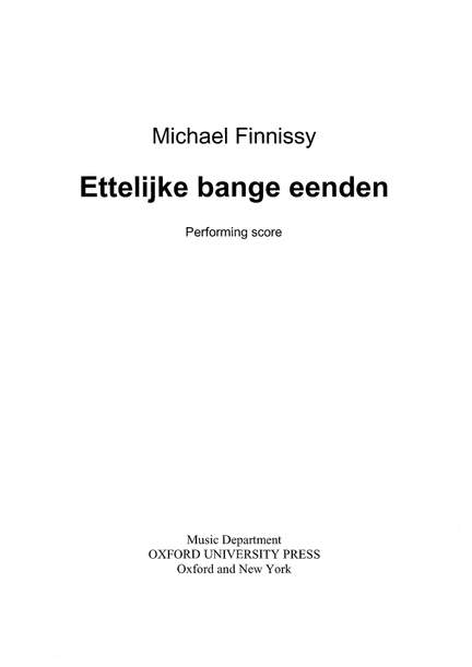 Finnissy, Michael: Ettelijke bange eenden