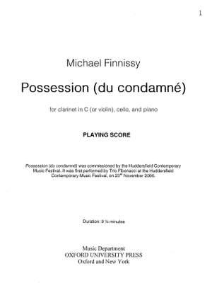Finnissy, Michael: Possession (du condamné)