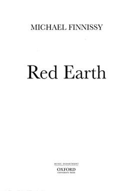 Finnissy, Michael: Red Earth
