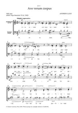 Gant, Andrew: Ave verum corpus