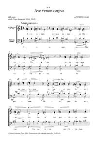 Gant, Andrew: Ave verum corpus
