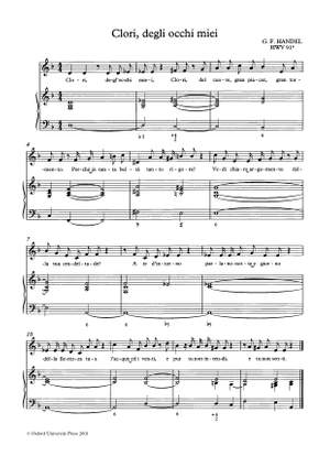 Handel, George Frideric and Harris, Ellen T.: Clori, degli occhi miei, HWV 91a