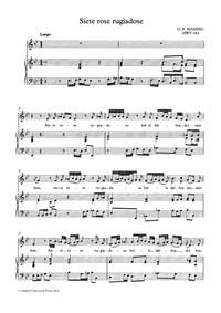 Handel, George Frideric and Harris, Ellen T.: Siete rose rugiadose, HWV 162