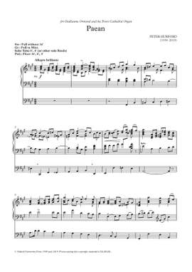 Hurford, Peter: Paean
