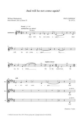 Jarman, Paul: And will he not come again?
