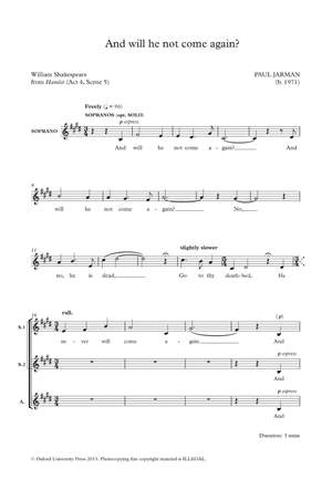 Jarman, Paul: And will he not come again?