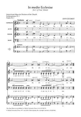 Joubert, John: In medio Ecclesiae