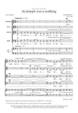 Kay, Ulysses: As Joseph was a-walking