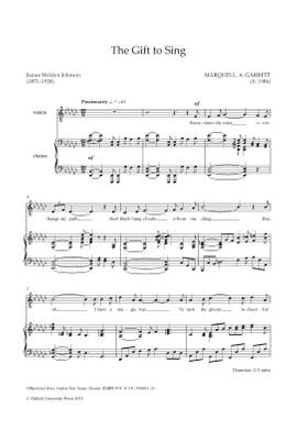 L. A. Garrett, Marques: The gift to sing