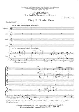 Larsen, Libby: Dirty No Gooder Blues