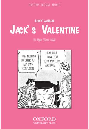 Larsen, Libby: Jack's Valentine