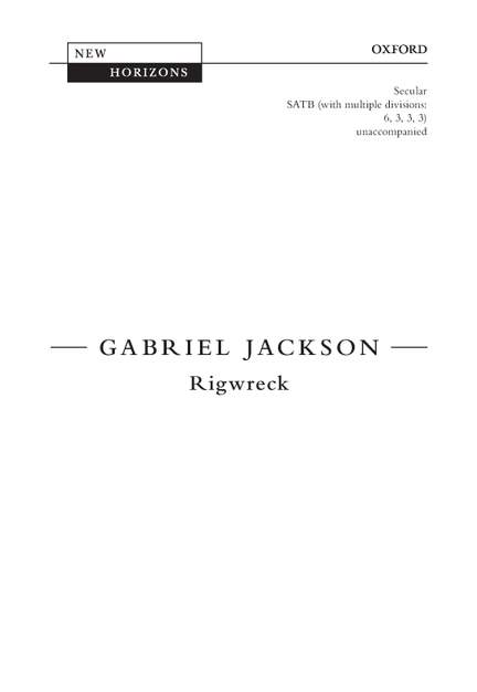 Jackson, Gabriel: Rigwreck