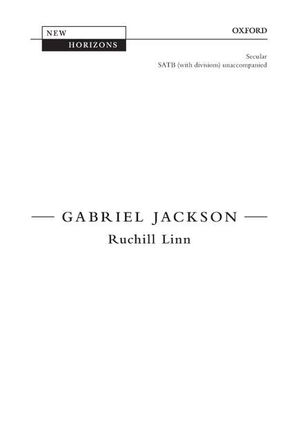 Jackson, Gabriel: Ruchill Linn