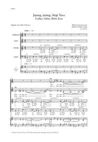 Lee, Hyun Chul: Jajang, jajang, Ahgi Yesu (Lullay, lullay, Baby Jesu) SATB
