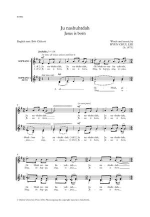 Lee, Hyun Chul: Ju nashuhtdah (Jesus is born)