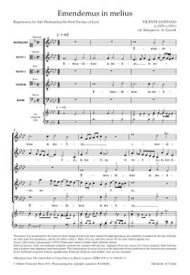 Lusitano, Vicente: Emendemus in melius