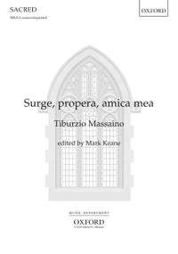 Massaino, Tiburzio: Surge, propera, amica mea