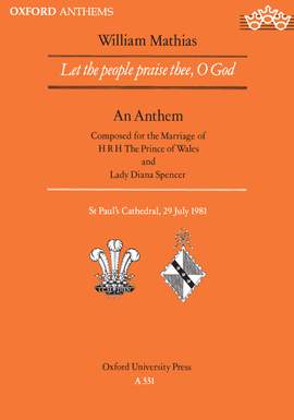 Mathias, William: Let the people praise thee, O God