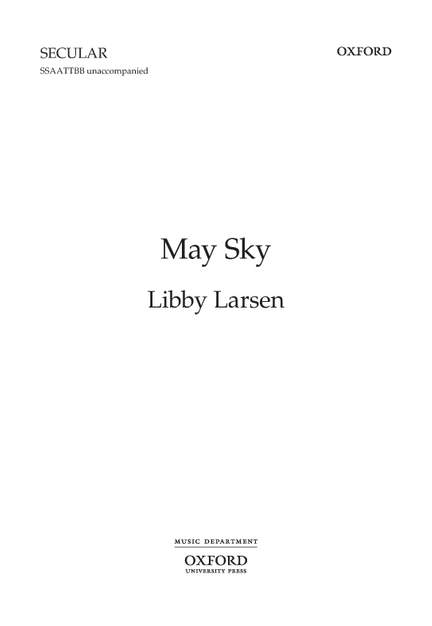 Larsen, Libby: May Sky