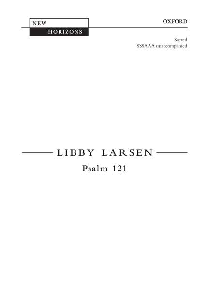 Larsen, Libby: Psalm 121