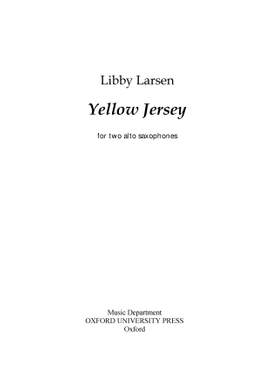 Larsen, Libby: Yellow Jersey