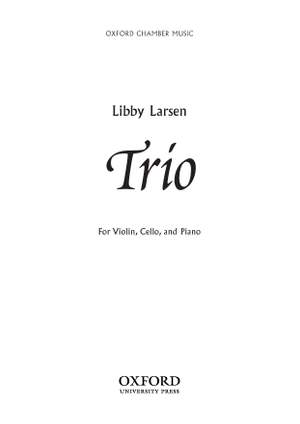 Larsen, Libby: Trio