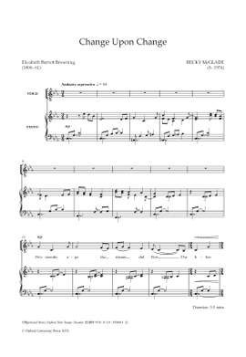 McGlade, Becky: Change Upon Change