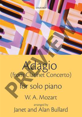 Mozart, W.A., Bullard, Janet, and Bullard, Alan: Adagio from Clarinet Concerto