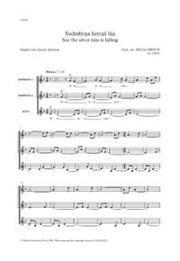 Mence, Selga: Sudrabina lietins lija (See the silver rain is falling)