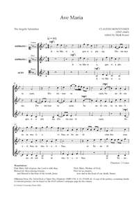 Monteverdi, Claudio and Keane, Mark: Ave Maria