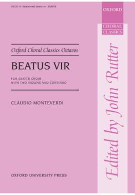 Monteverdi, Claudio/Rutter, John: Beatus vir