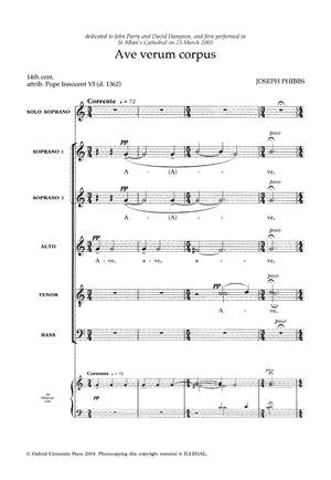 Phibbs, Joseph: Ave verum corpus