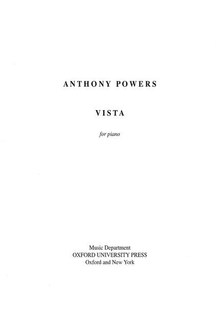 Powers, Anthony: Vista