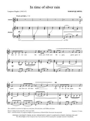 Quartel, Sarah: In time of silver rain