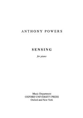 Powers, Anthony: Sensing