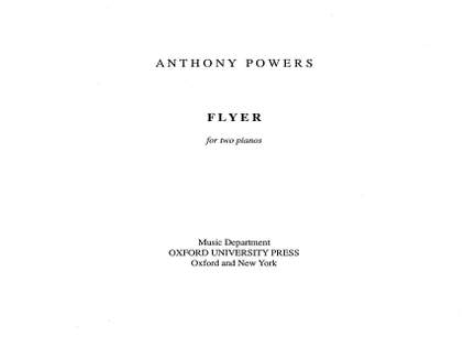 Powers, Anthony: Flyer
