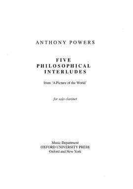Powers, Anthony: Five Philosophical Interludes
