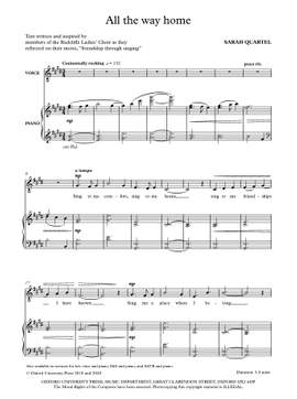 Quartel, Sarah: All the way home