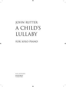 Rutter, John: A Child's Lullaby