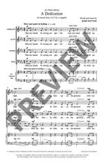 Rutter, John: A Dedication and an Amen Product Image