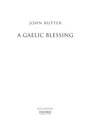 Rutter, John: A Gaelic Blessing