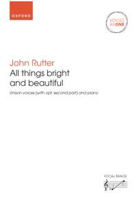 Rutter, John: All things bright and beautiful