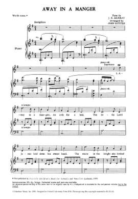 Rutter, John: Away in a manger
