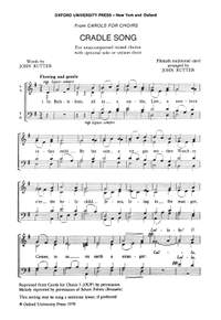 Rutter, John: Cradle song