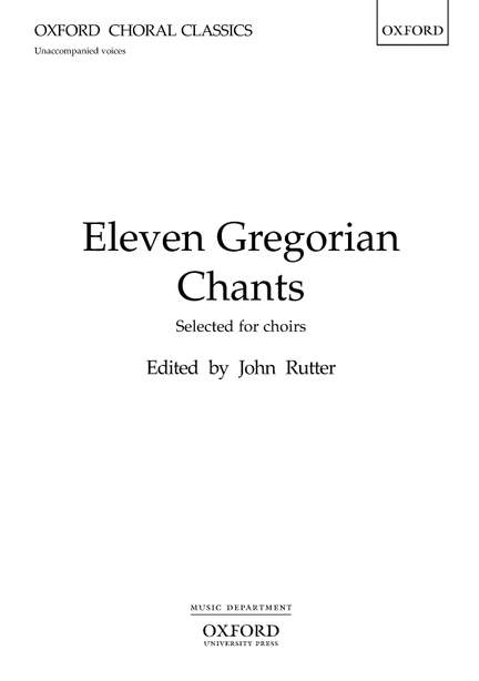 Rutter, John: Eleven Gregorian Chants