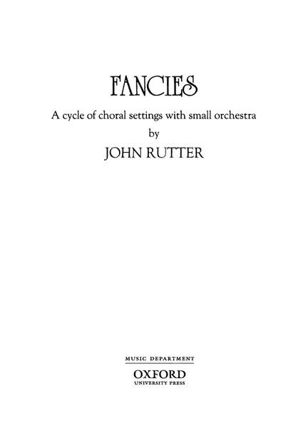 Rutter, John: Fancies