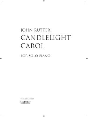 Rutter, John: Candlelight Carol