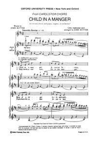Rutter, John: Child in a manger