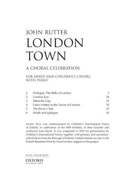 Rutter, John: London Town